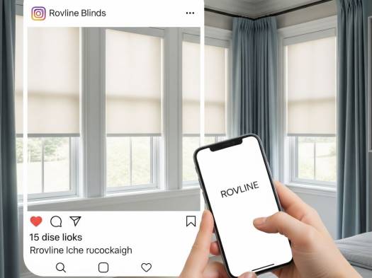 ROVLİNE AKILLI PERDE MOTORU RV300( Kornişe montaj) - 1